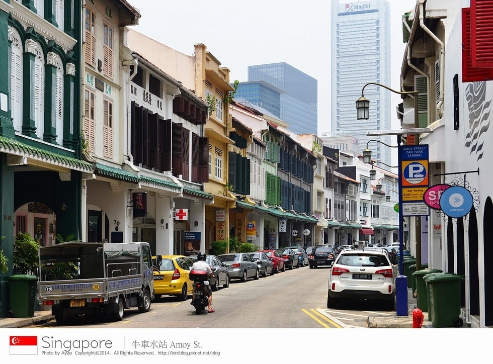 牛車水周遭(直落亞逸街,安祥路,客納街)-正港的新加坡街景&巧遇在地